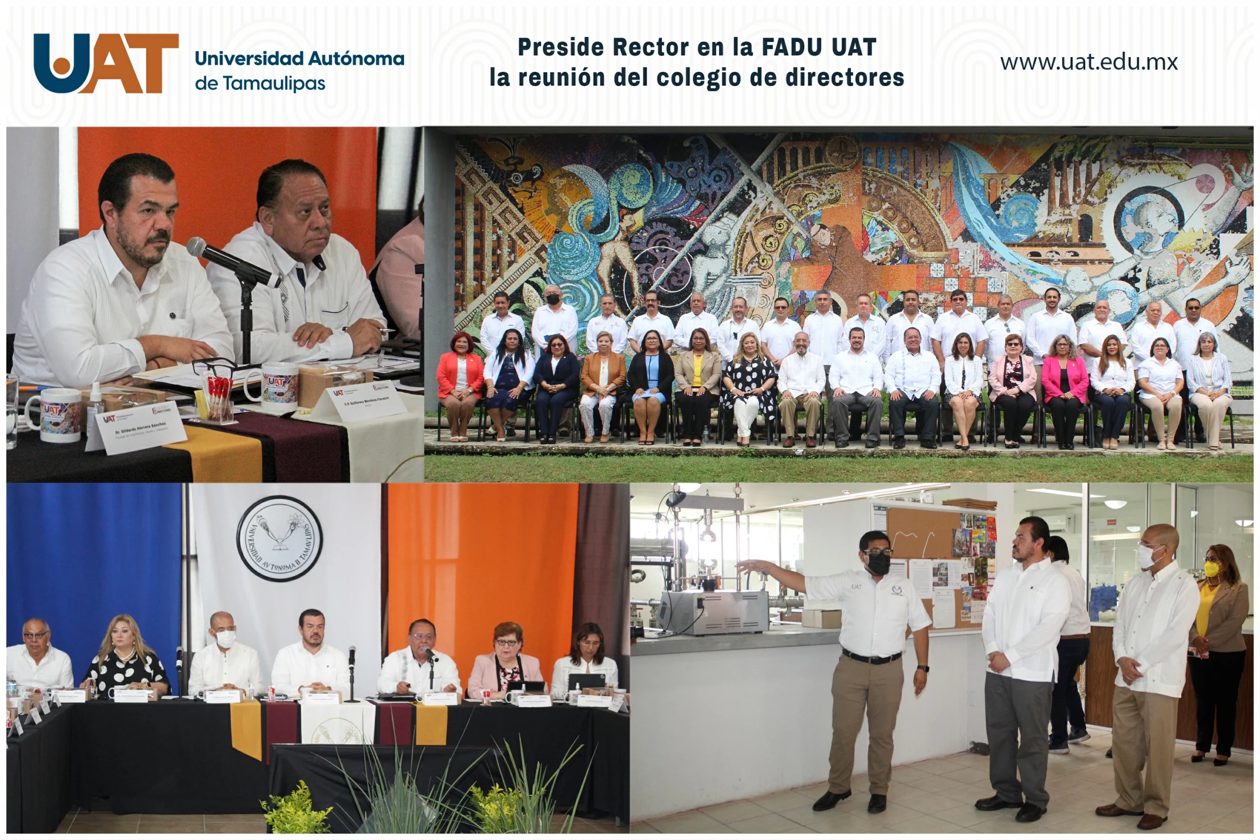 Preside Rector reunión de directores de la UAT en el Campus Tampico