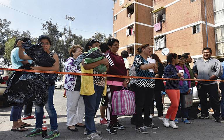 Están acordonados cinco edificios por reporte de grieta en CDMX tras sismo de 7.4