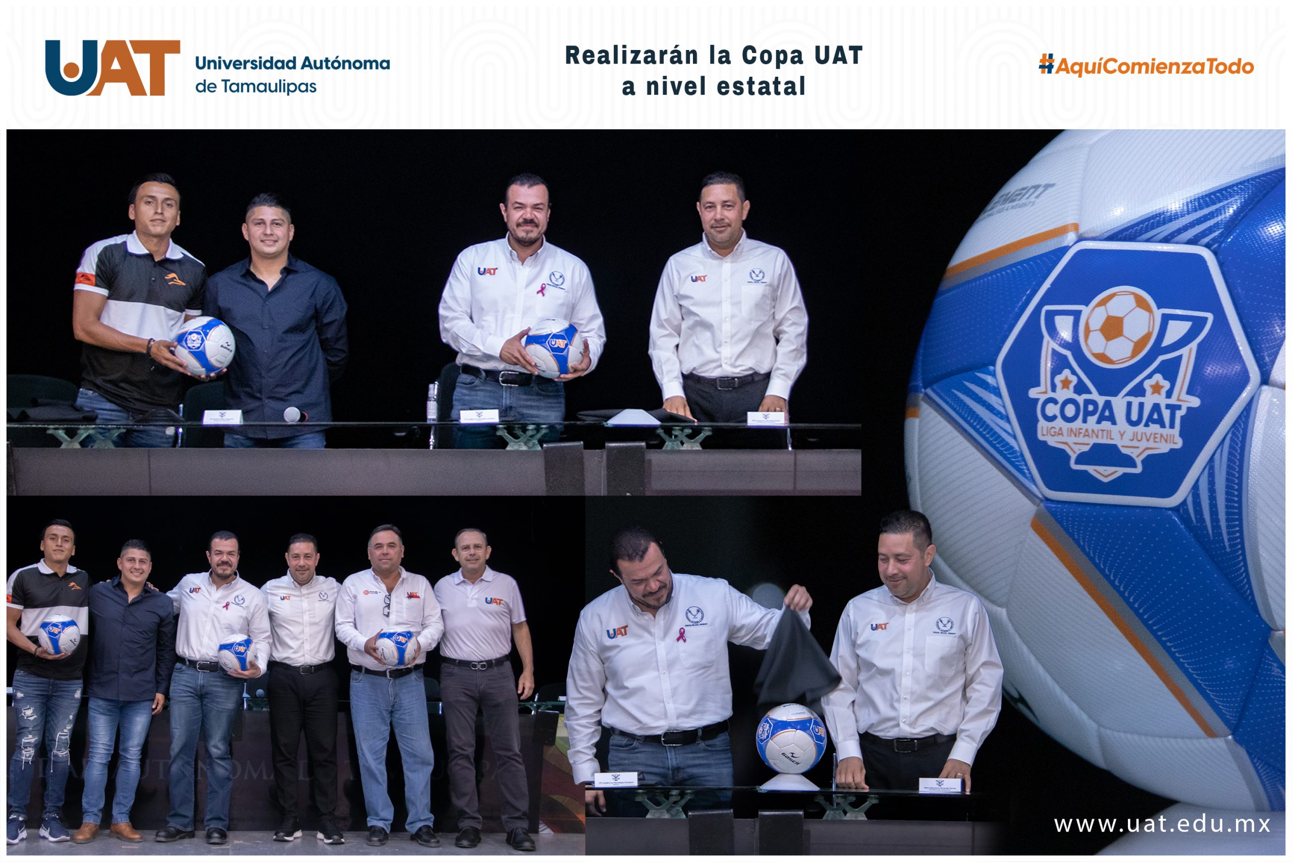 Presenta Rector la Copa UAT Liga Estatal