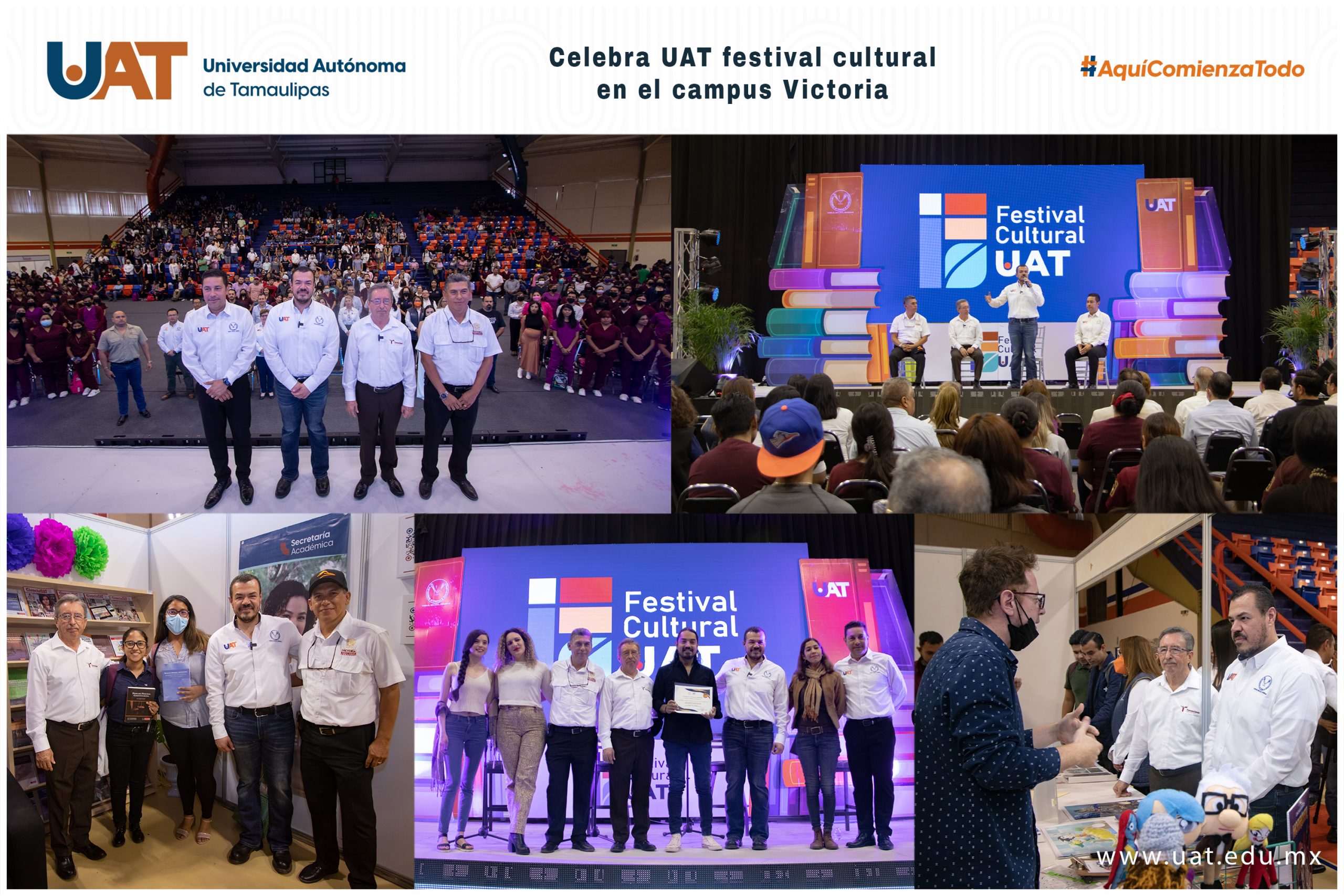 Rector inaugura el Festival Cultural de la UAT en Ciudad Victoria