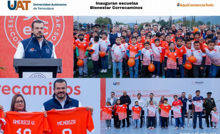 Inauguran proyecto social de Escuelas Bienestar Correcaminos