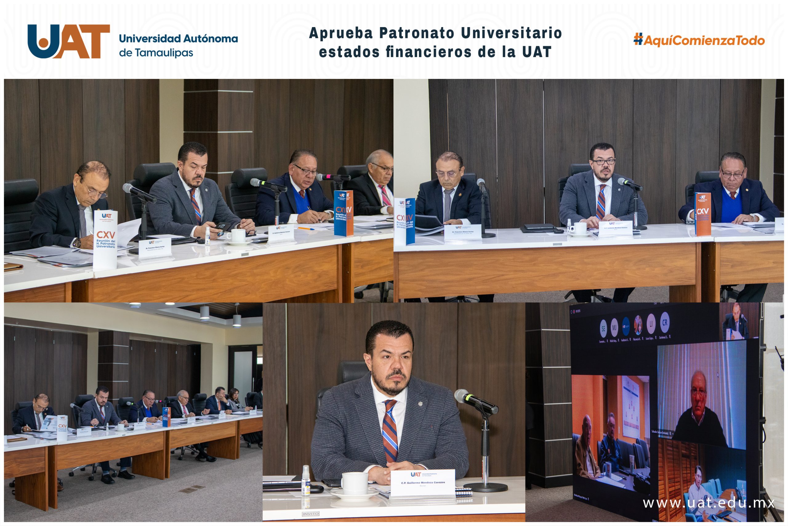 Aprueba Patronato Universitario estados financieros de la UAT