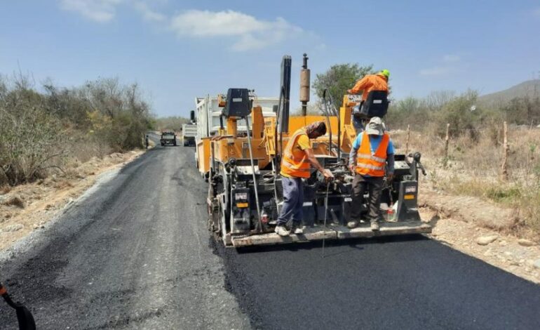 Concluyen trabajos de pavimentación en vialidades del municipio de Villagrán, Tamaulipas