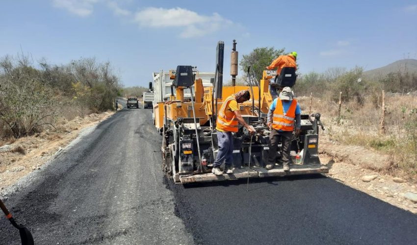 Concluyen trabajos de pavimentación en vialidades del municipio de Villagrán, Tamaulipas