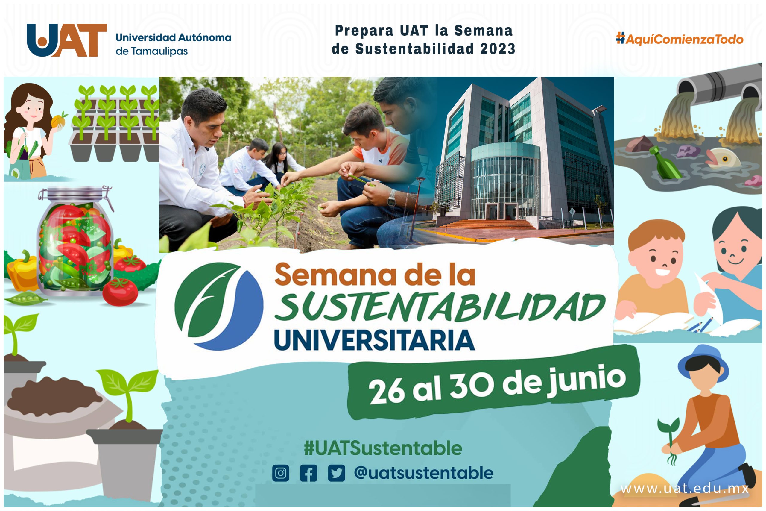 Prepara UAT la Semana de Sustentabilidad 2023