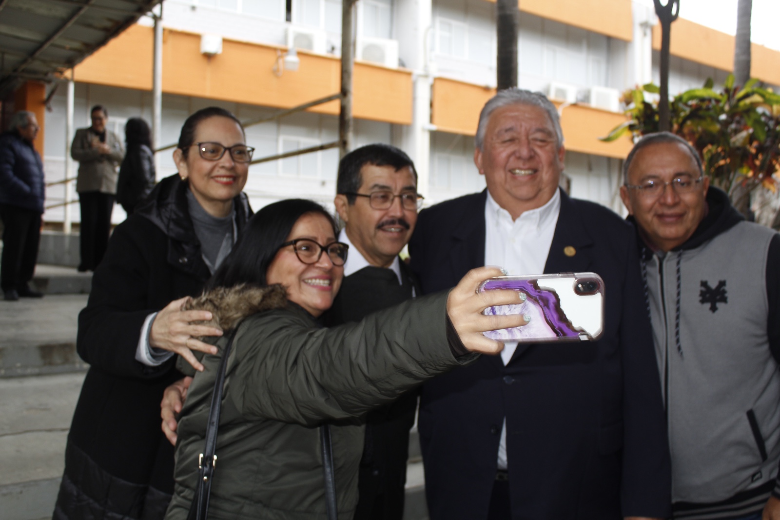 El rector Dámaso Anaya visita facultades de la UAT en el Campus Tampico