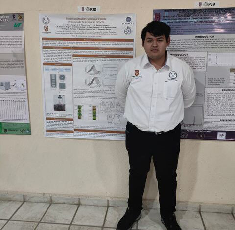 Estudiante de la UAT destaca en encuentro sobre optoelectrónica