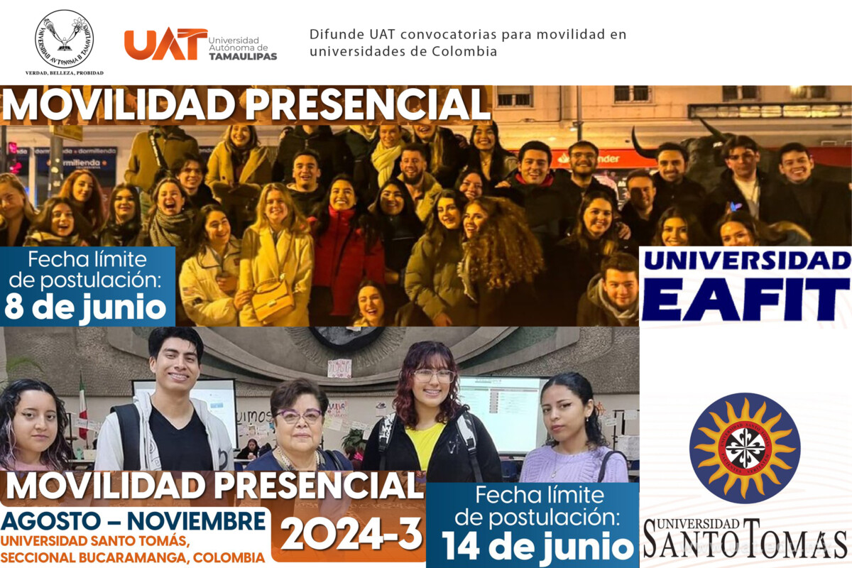 Difunde UAT convocatorias para movilidad en universidades de Colombia