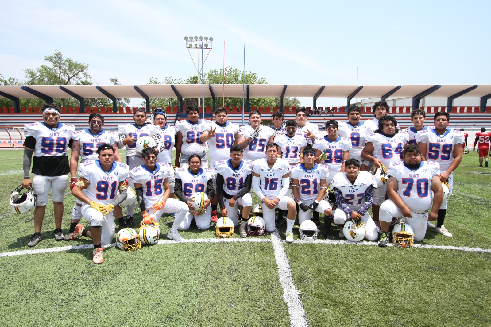 Listas Semifinales de Intermedia en Futbol Americano de la UAT