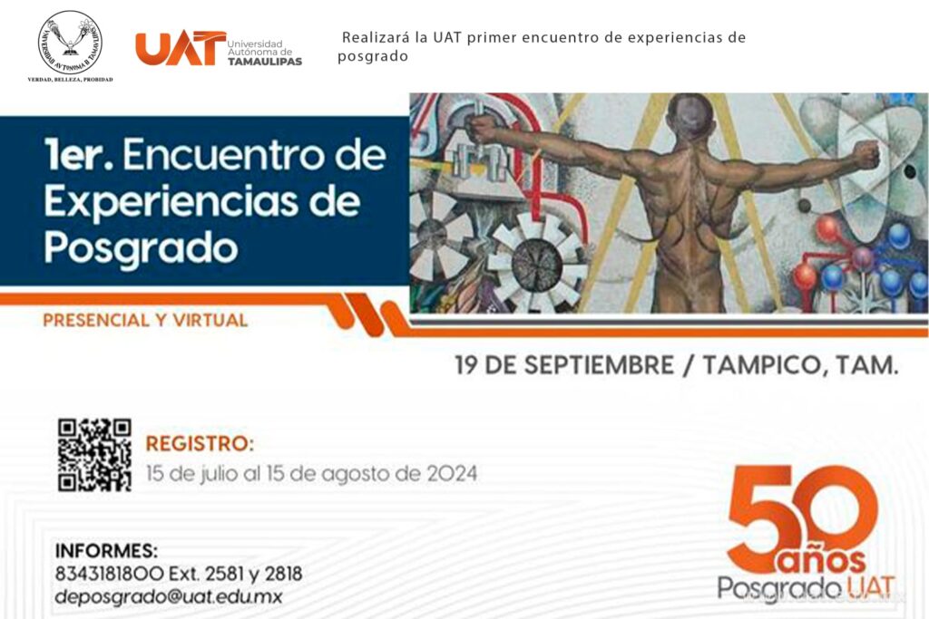 Realizará la UAT el primer encuentro de experiencias de posgrado