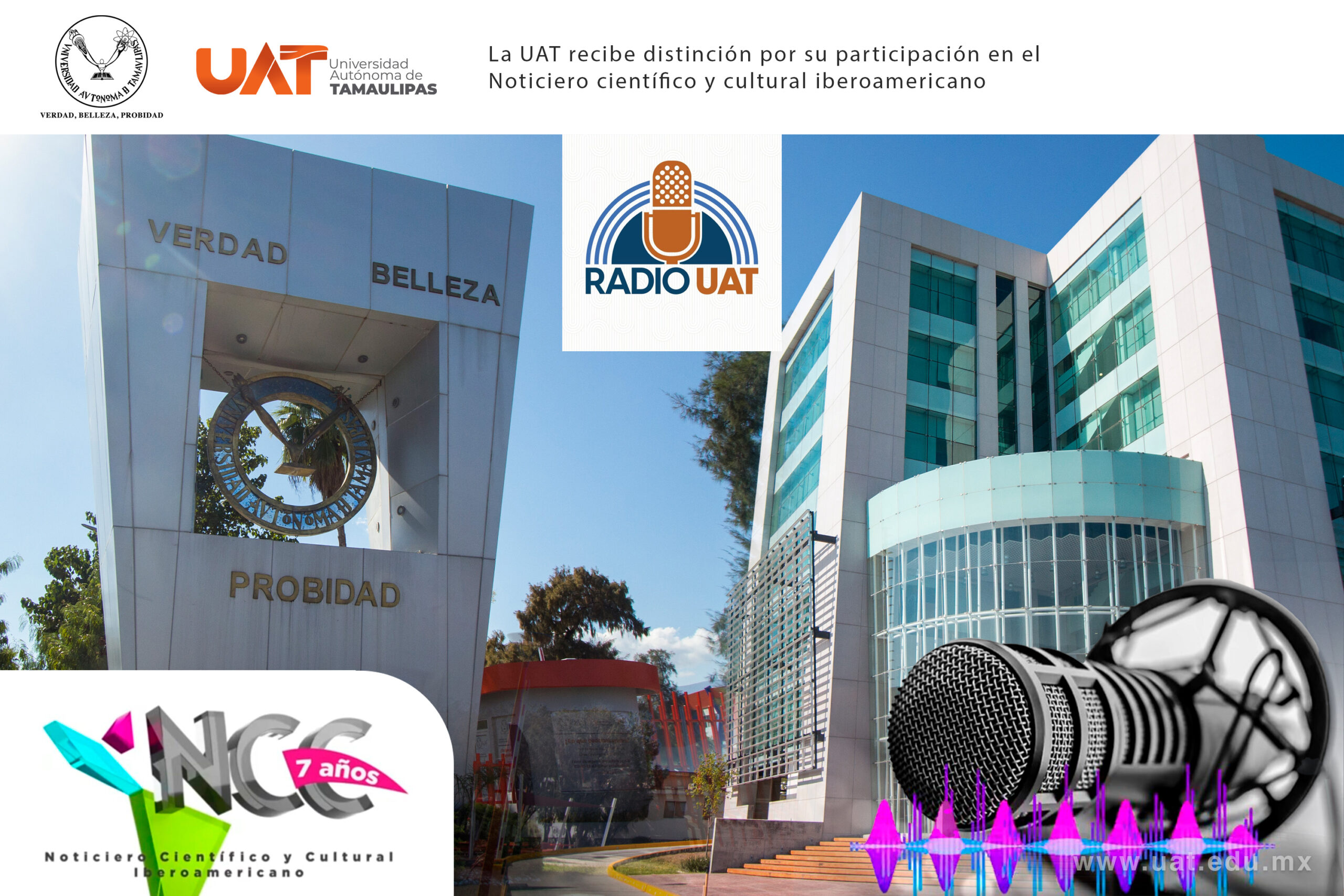 La UAT recibe distinción por su participación en el Noticiero científico y cultural iberoamericano