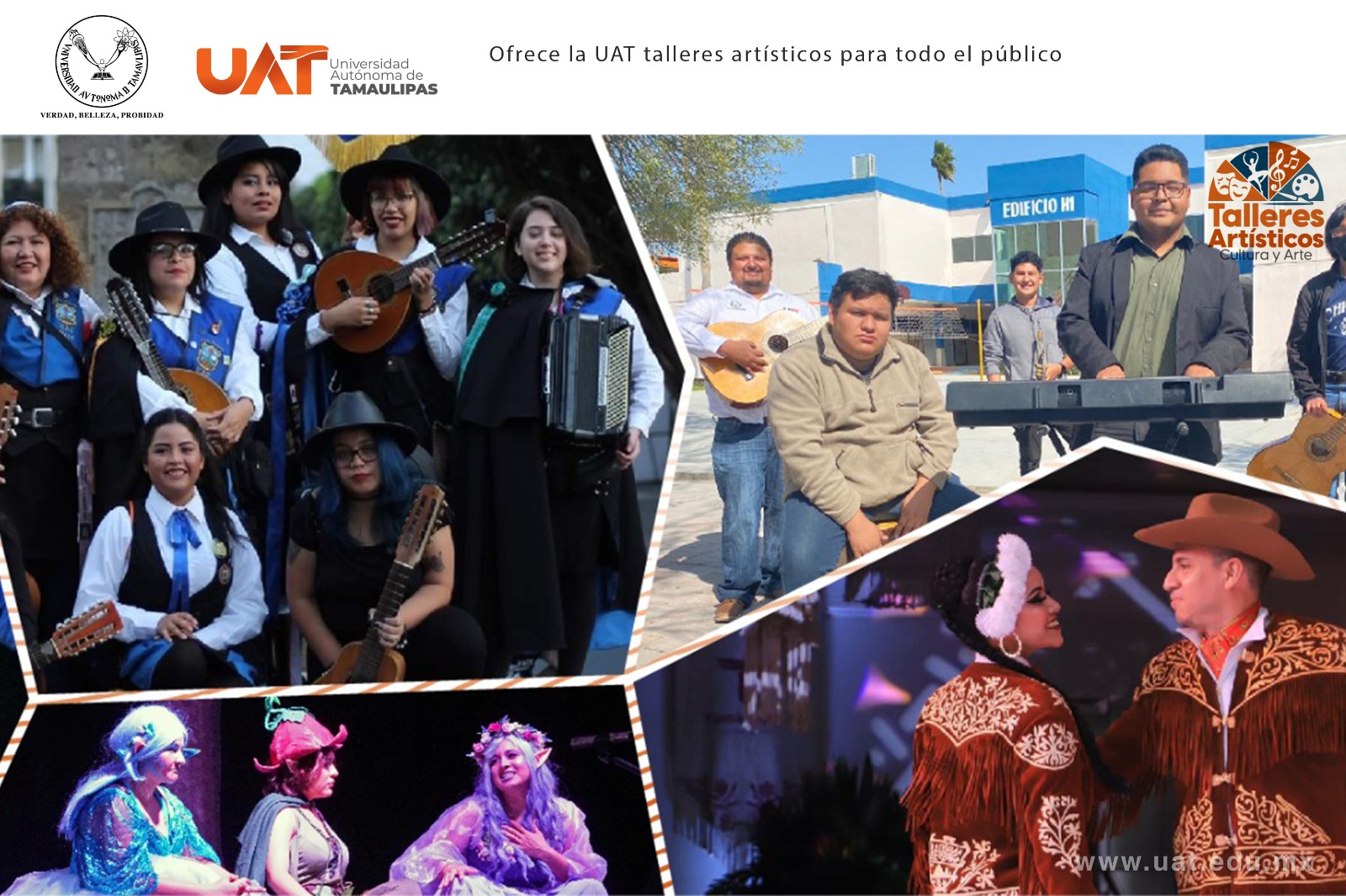 Invita la UAT a participar en sus talleres artísticos