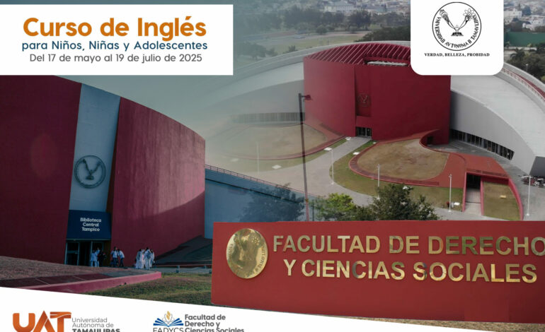 Dará la UAT cursos gratuitos de inglés a niños y adolescentes de bajos recursos