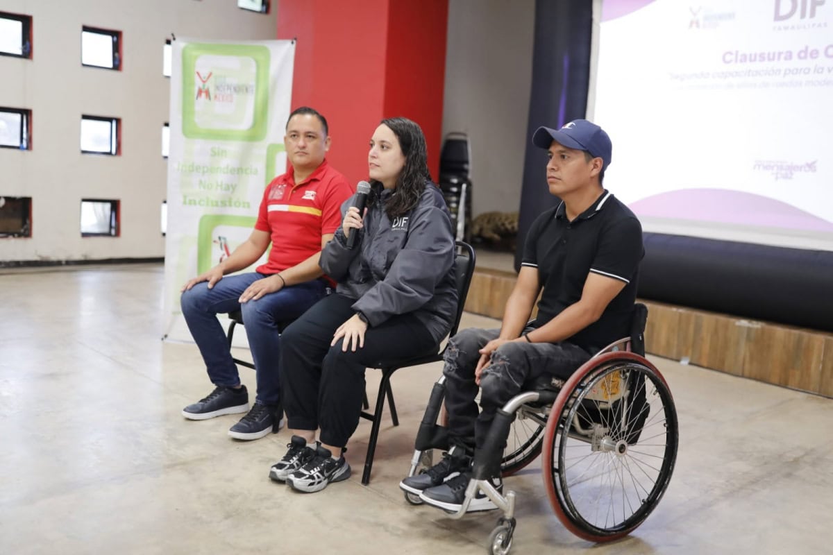 Realiza DIF Tamaulipas segunda capacitación y donación de sillas de ruedas para personas discapacitadas