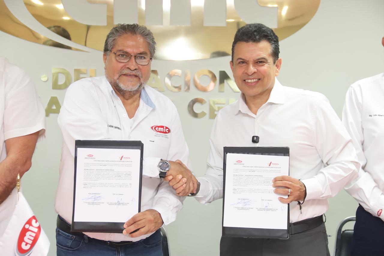Acuerdan Municipio y CMIC construir obras de calidad