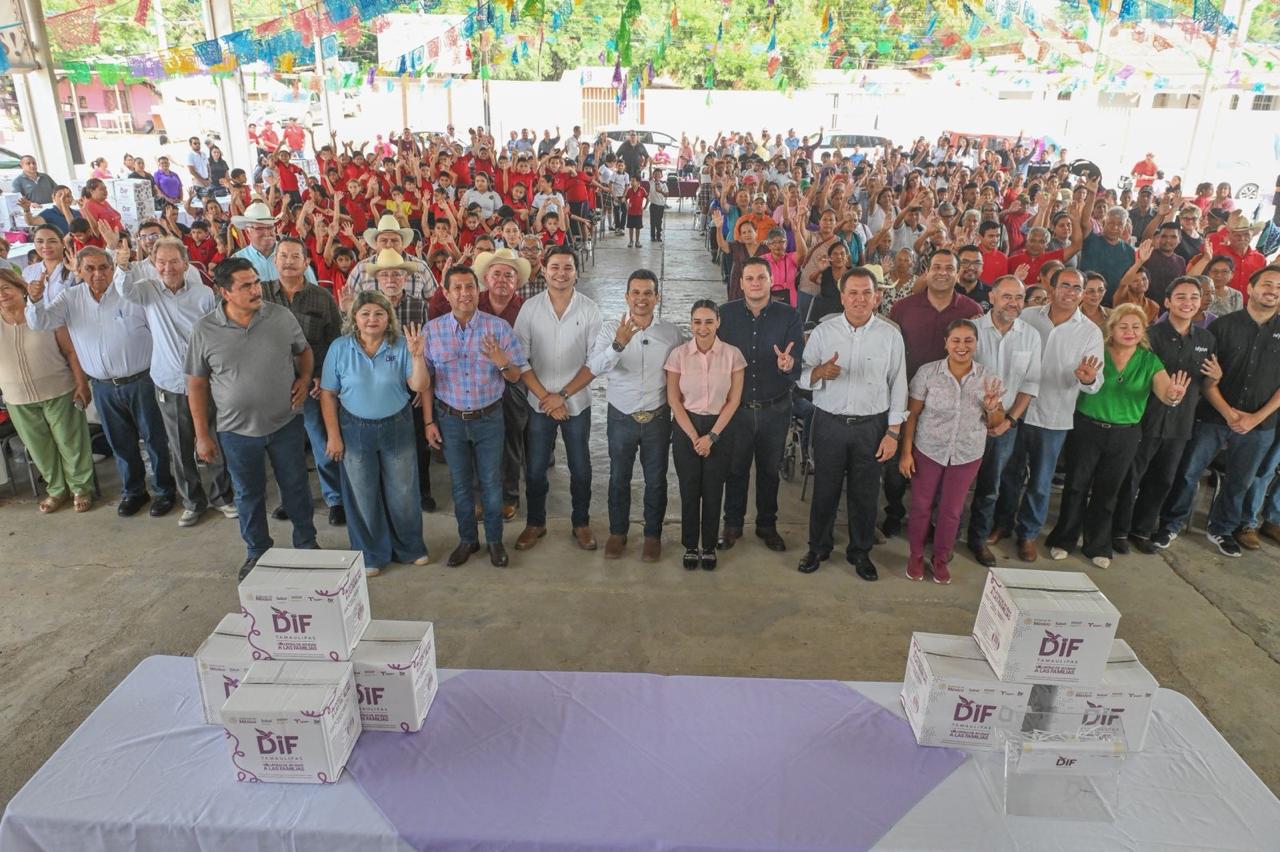 Reciben beneficios familias de ejidos La Libertad, Misión y La Presa