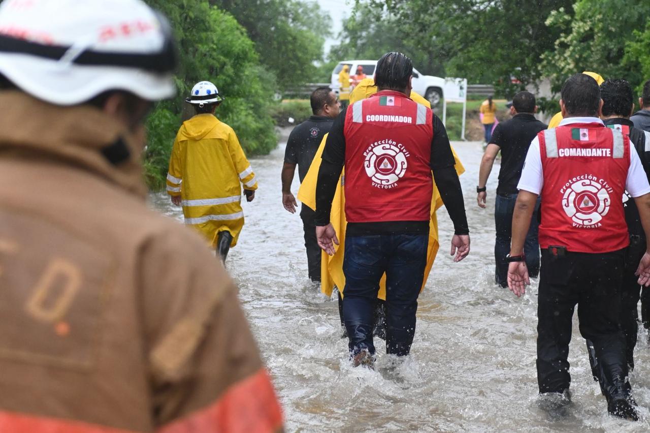Acciones de prevención dejan saldo blanco en Victoria durante lluvias