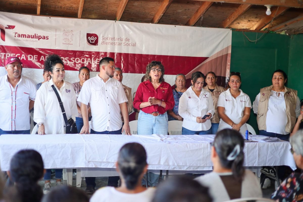 Lleva SEBIEN paquetes alimentarios a Reynosa