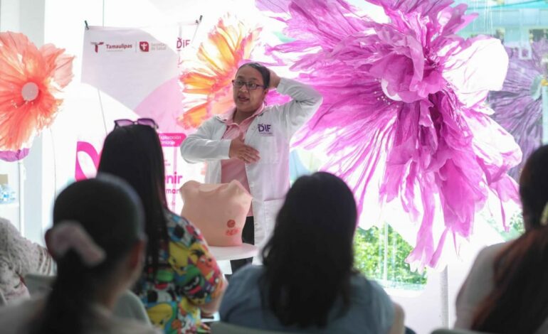 Atiende DIF Tamaulipas a más de 2 mil mujeres con diagnóstico o riesgo de cáncer de mama