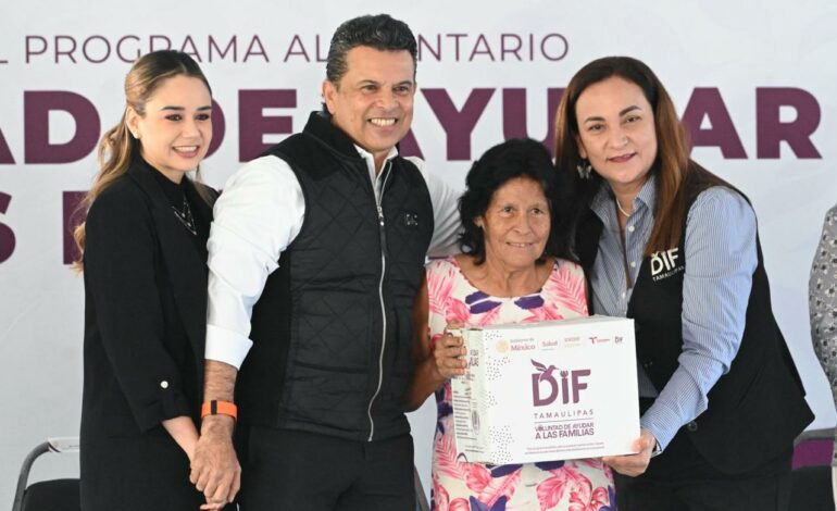 Inicia DIF Victoria cuarta entrega de apoyos alimentarios