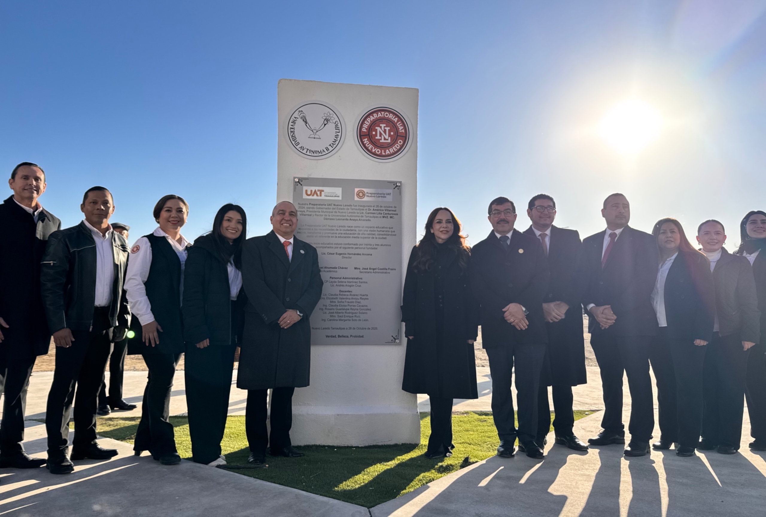 UAT y Gobierno de Nuevo Laredo inauguran obras en la nueva Preparatoria