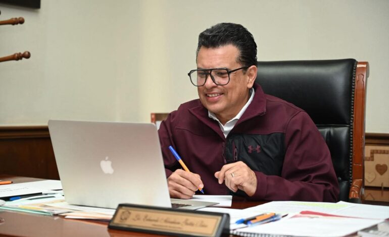 Participa alcalde de Victoria en reunión virtual del INAFED 2026